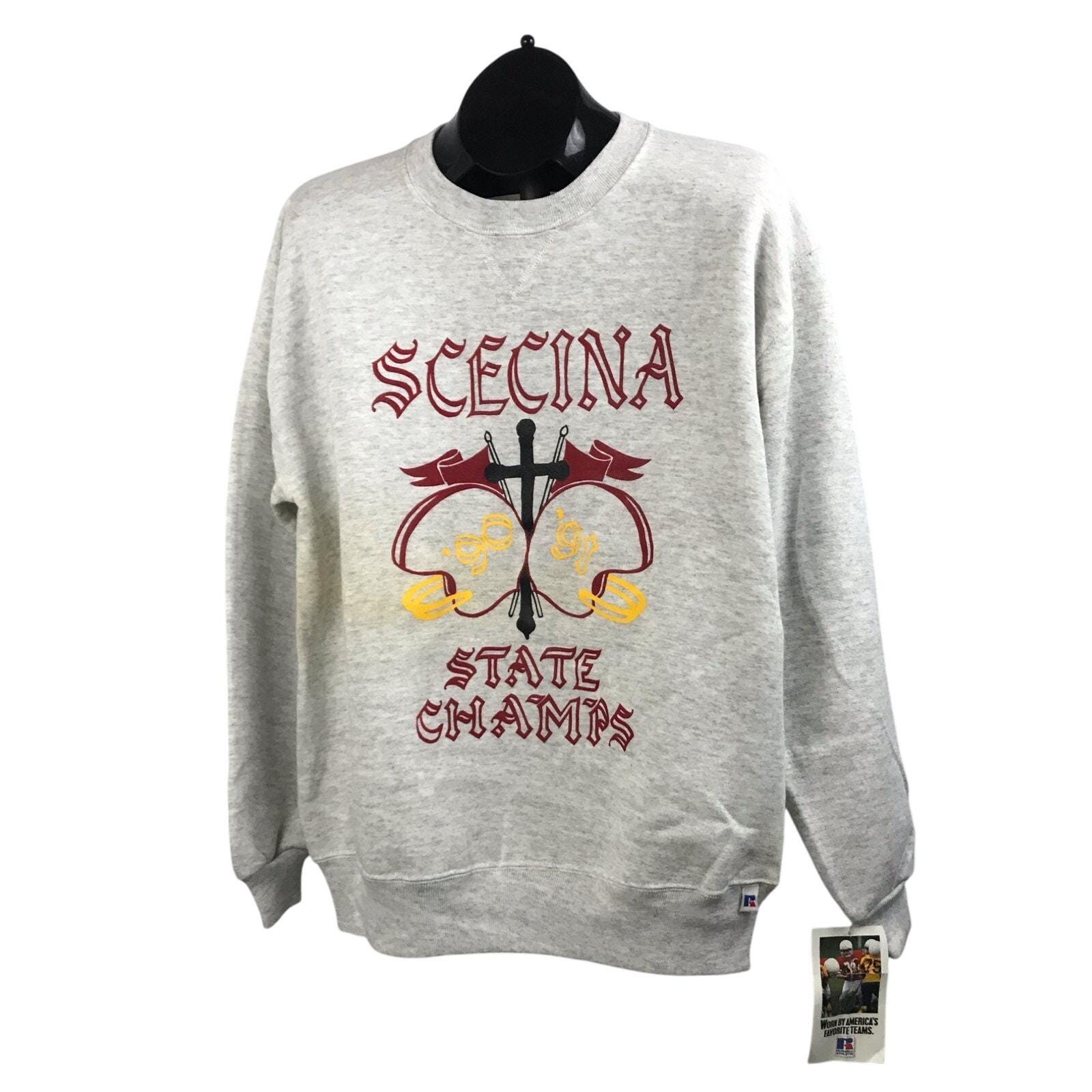 NWT デッドストック 1990 年代 ラッセル スウェットシャツ ヘザー