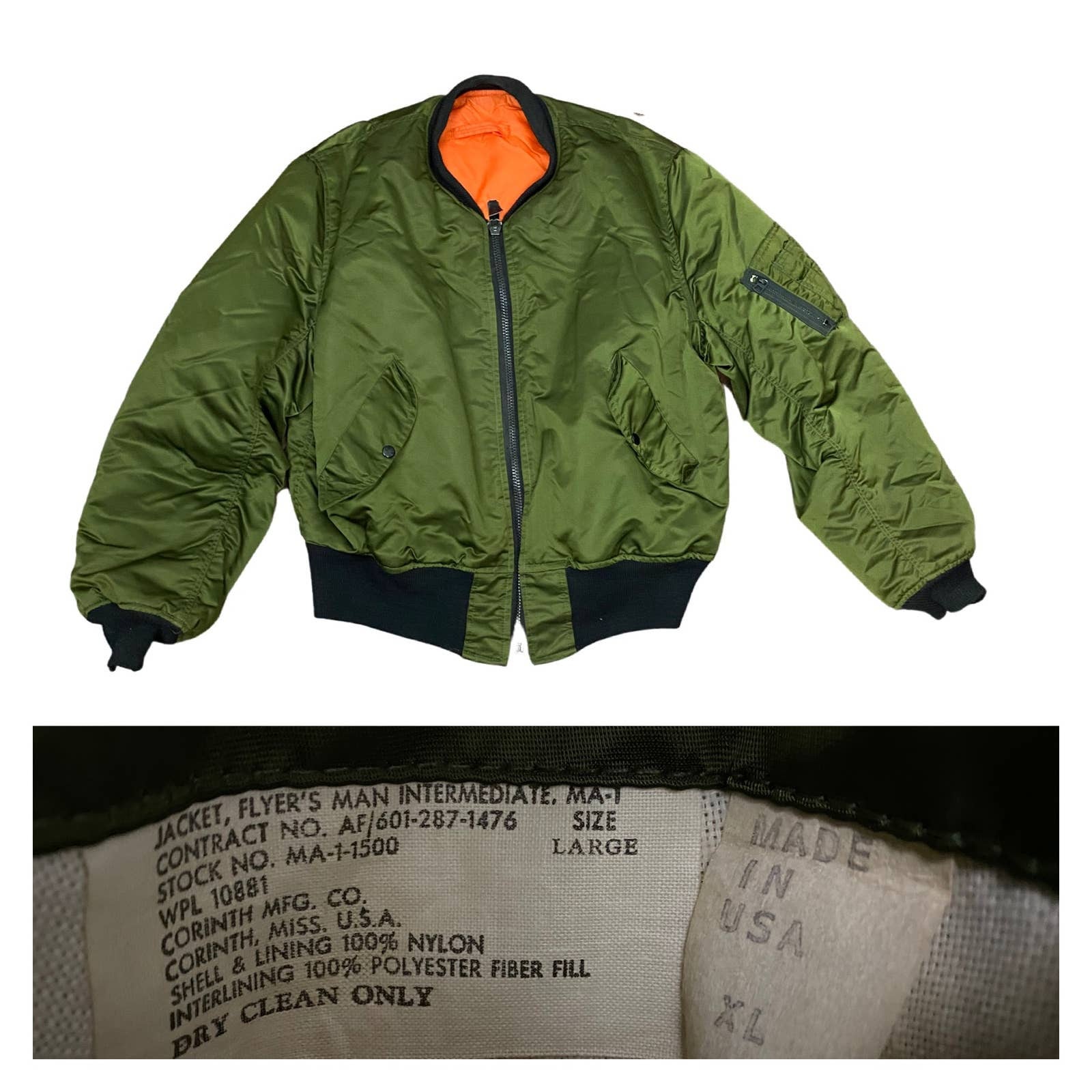 フライトジャケット新品未使用 MaD OW MA1 FLIGHT JACKET