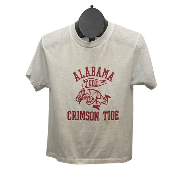 1980s Alabama Crimson Tide Rolltide Single Stitch / Men’s XS