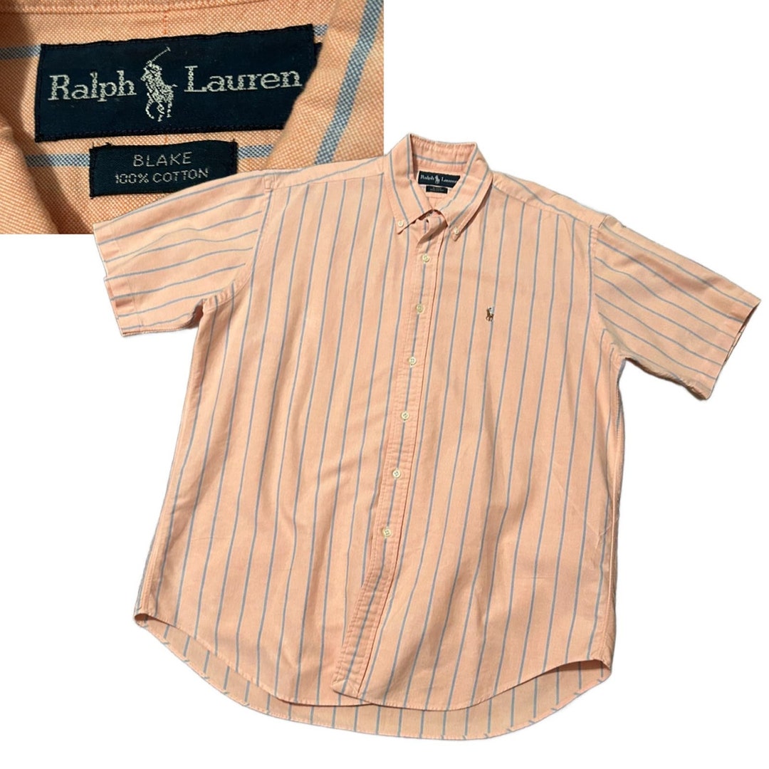 90s Ralph Lauren BLAKE Linen100％ sizeXL 90s〜00s Ralph Lauren 