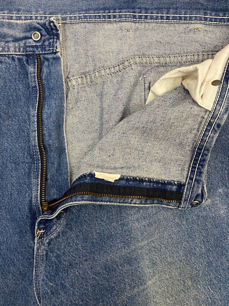 1960s Tuff Nut Denim Jeans / 60s Distressed Work Wear Etsy