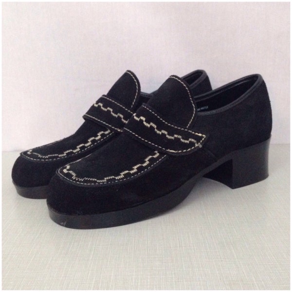 Chunky Heel Platform Etsy 