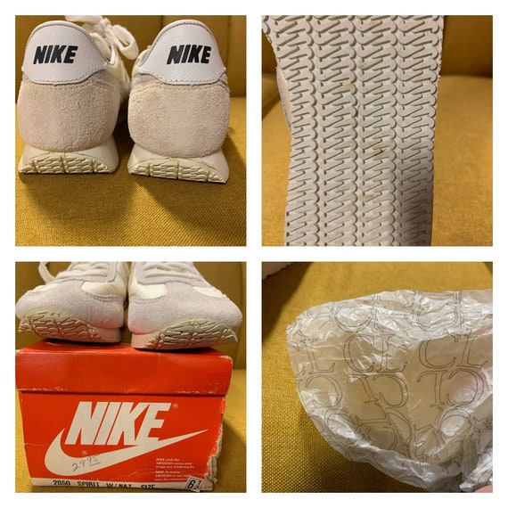 Vintage NIB Deadstock White Nike Spirit Suede Lac… - image 3