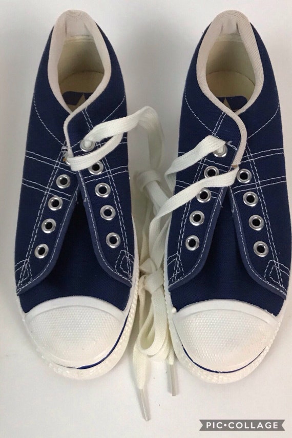 Choose Size Kids / Vintage NOS 1970s Converse Blu… - image 4