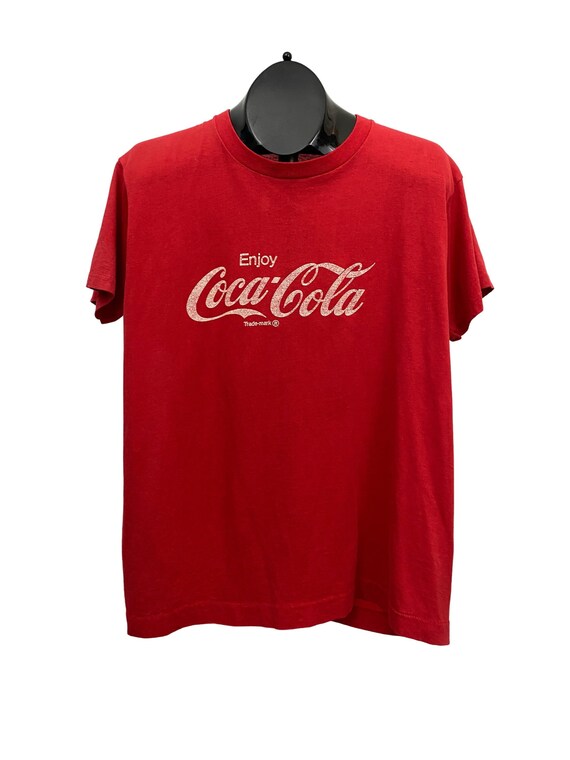 1980s Coca Cola T shirt / 80s Distressed Enjoy Co… - image 5