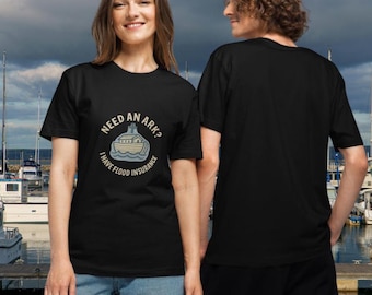 Grappig christelijk T-shirt | T-shirt met humoristische overstromingsverzekering Noah's Ark