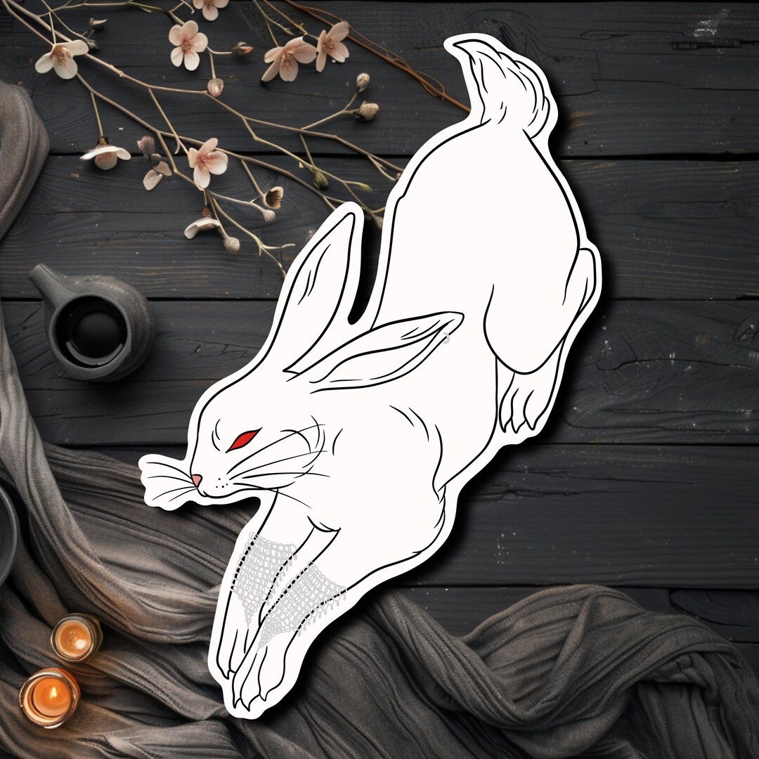 Rabbit Game Sticker Rabbit Sticker - Etsy