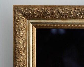 Cadre de télévision doré antique fait main pour Samsung - Cadre décoratif de style baroque - Cadre de télévision vintage de luxe pour un affichage artistique