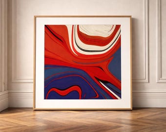Art mural abstrait imprimable, Art moderne neutre, décoration d'intérieur minimaliste, téléchargement numérique