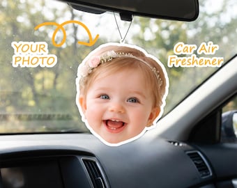 Custom Photo Air Freshener, Personalized Face Freshie, Funny Gift for Him/Her