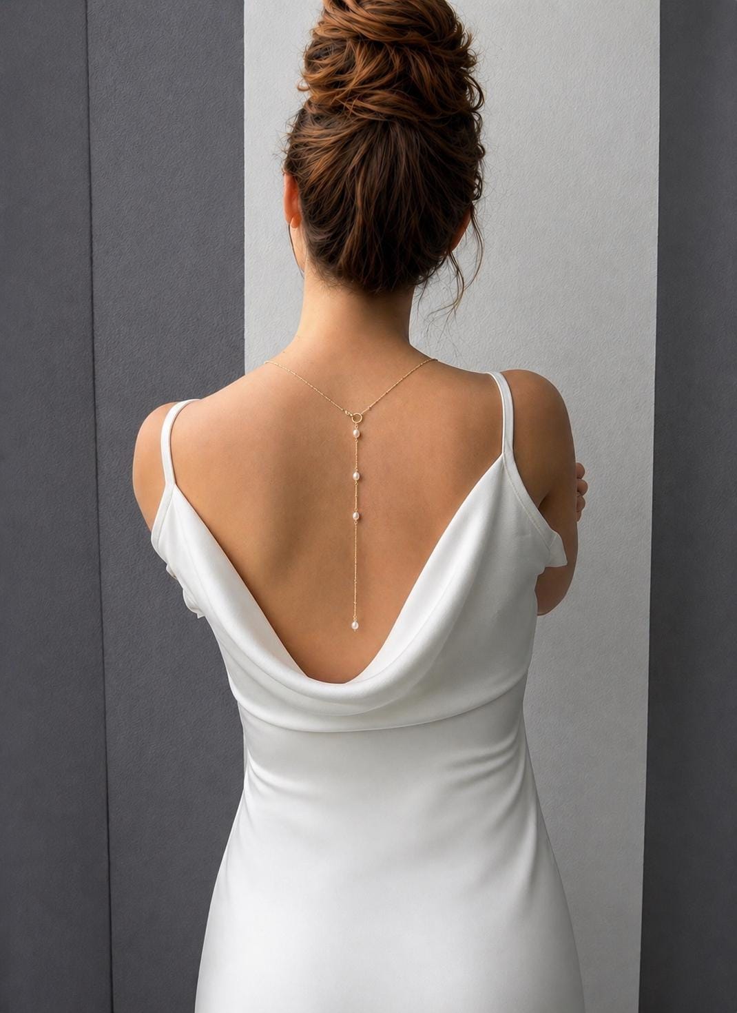 Backless Necklace - Etsy