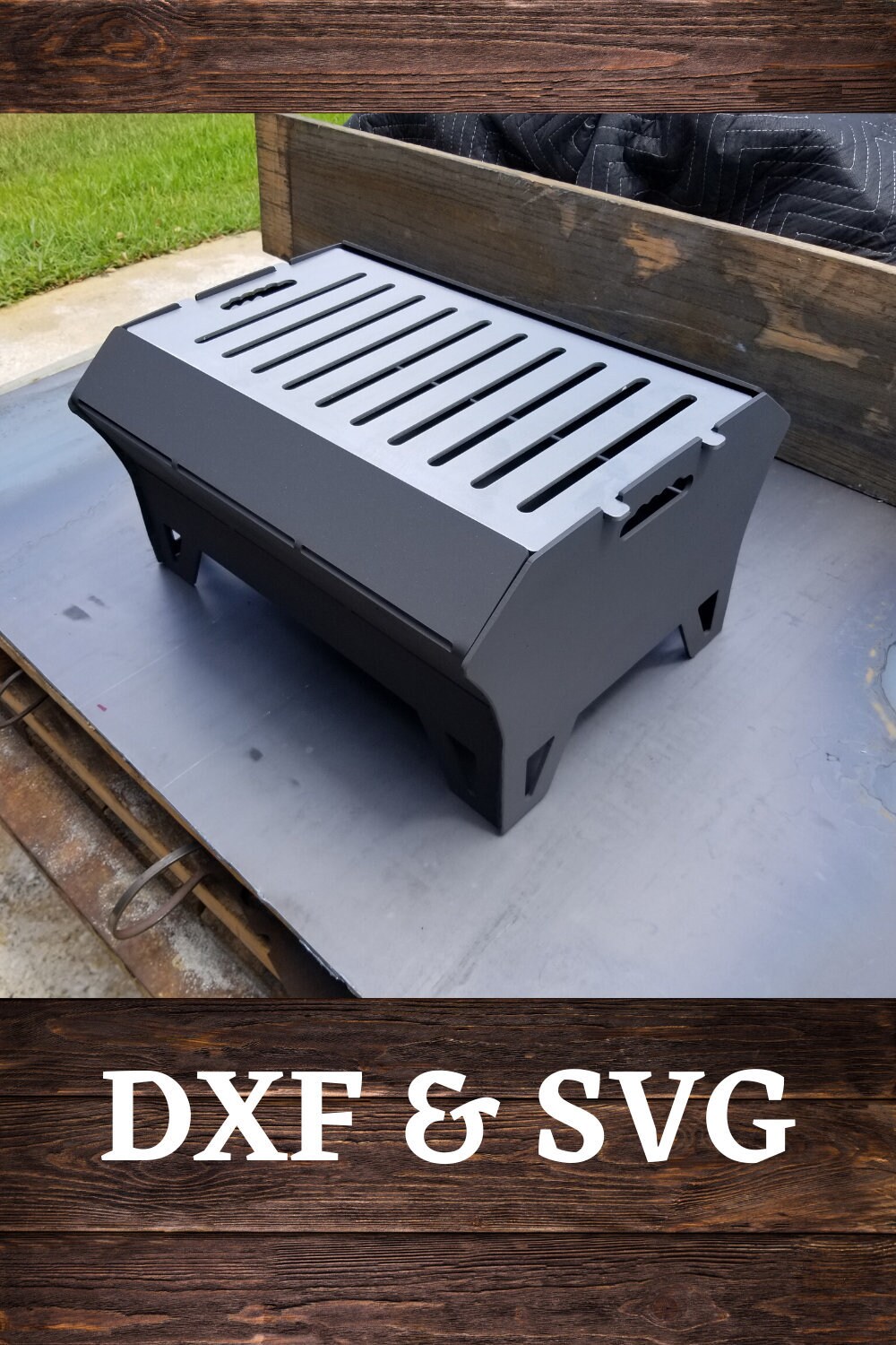 Dxf Files To Plasma Cut And Build Portable Tailgating Grills Etsy