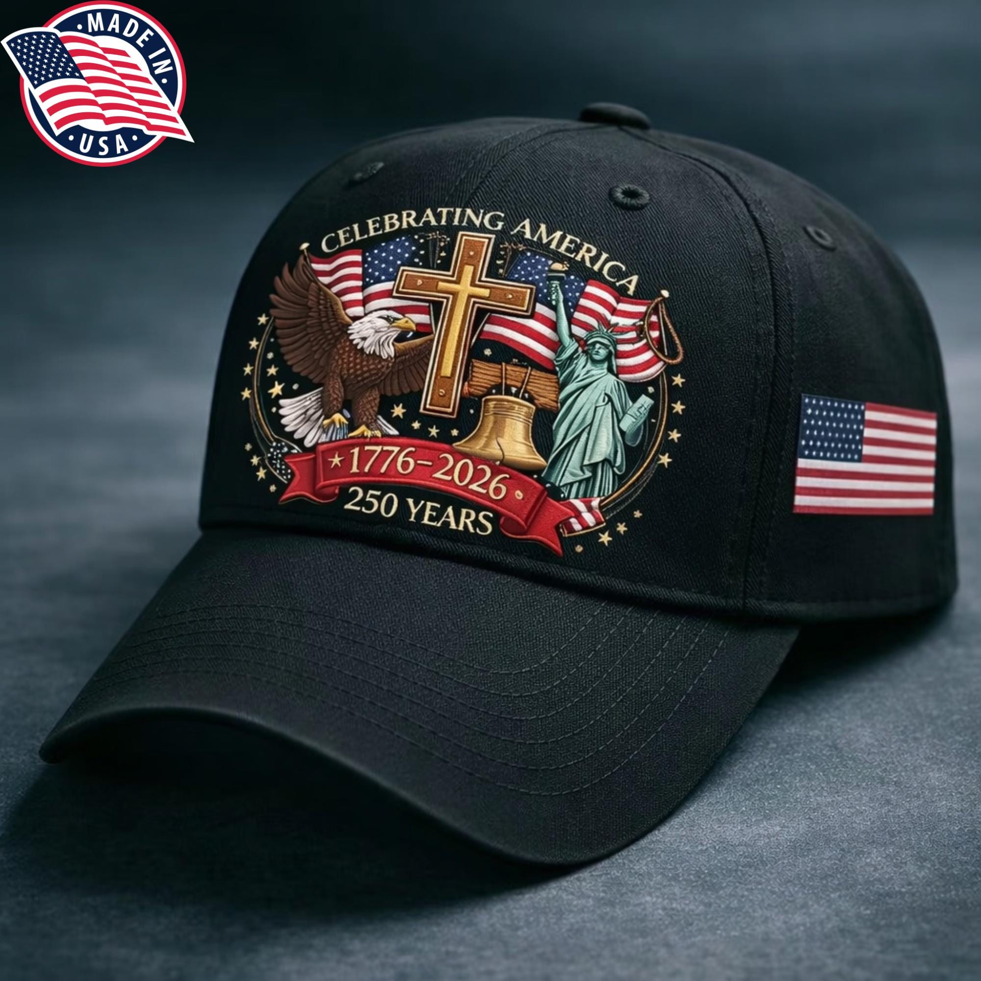 250 Anniversary Navy Cap - Etsy