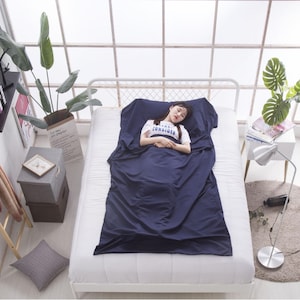 Silk Sleeping Bag Liner – Lightweight Travel Sleep Sack, Luxury Sheet for Hotel, Camping & Backpacking