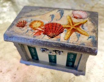 By the Sea Trinket Jewelry Gift Box