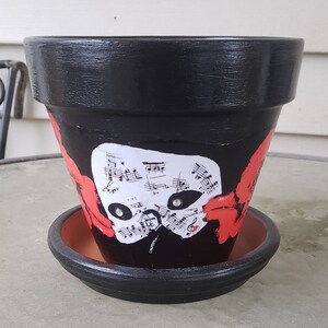 Fantomen på operan Dekorativ decoupage-blomkruka 15 cm.