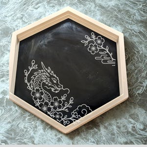 Dragon Etched Mirror - Etsy