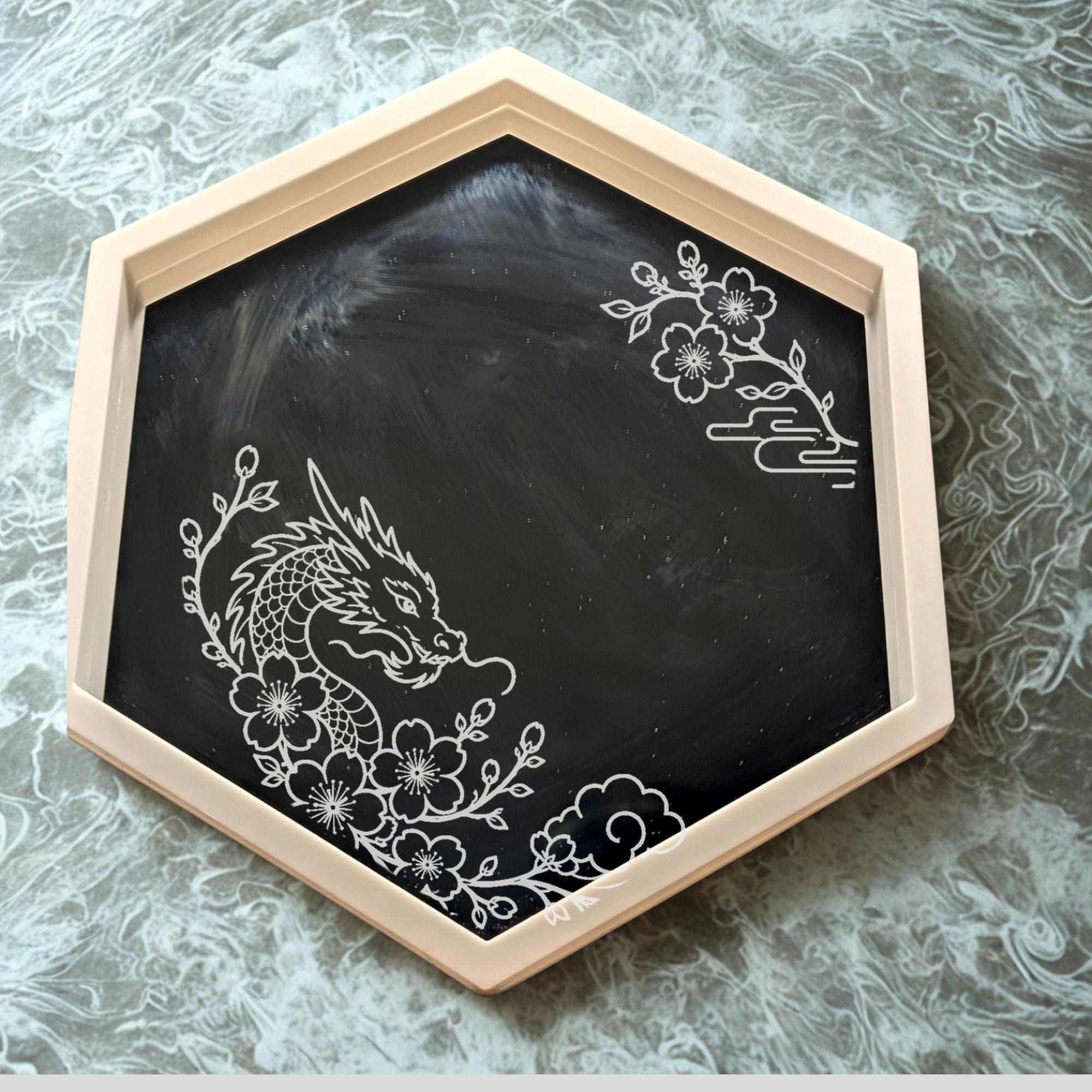 Dragon Etched Mirror - Etsy