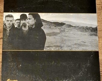 U2 The Joshua Tree Taiwan WEA Gatefold Vinyl LP Rare Taiwan Pressed VG+ Ex