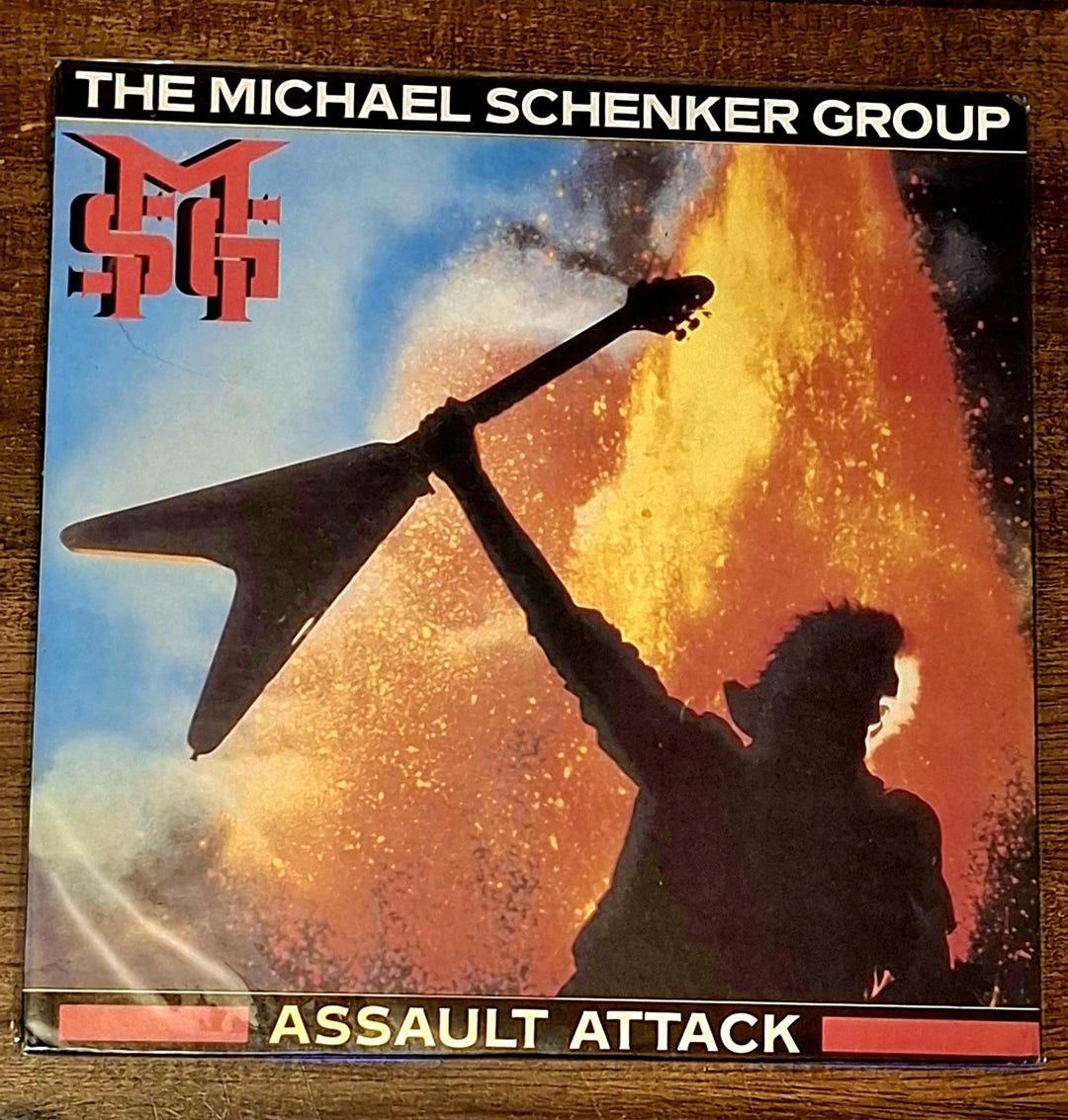 Booklet Disattack Lp Michael Schenker Group – Assault Attack LP | Taiwan Hard Cover | EX/EX ...