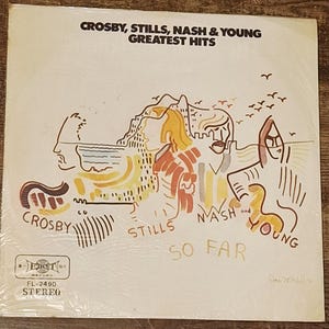 CSNY So Far Taiwan Vinyl LP Vg+ Clean Copy First Cords FL