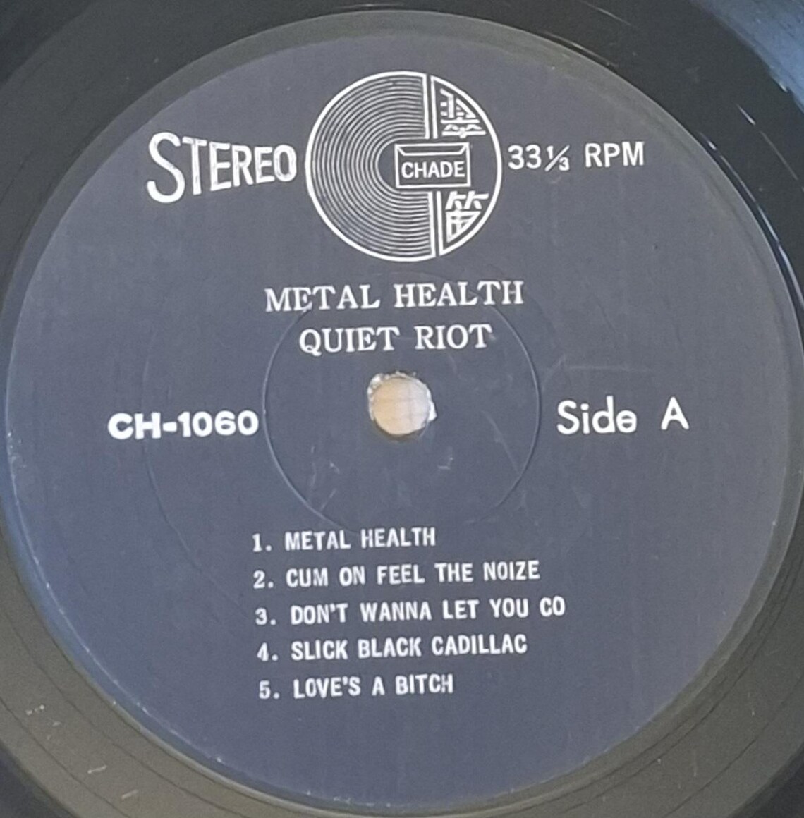 Quiet Riot Metal Health Taiwan Vinyl LP Chade Pressing Heavy Metal Record, Foto 3 von 5