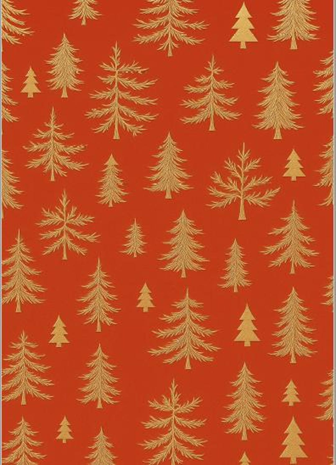 Santa Ramp Paper Red Red Printable Wrapping Paper- Ideal for Christmas Gifts. - Etsy