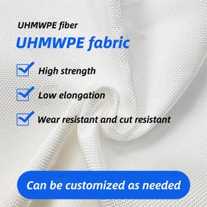 Tissu UHMWPE résistant aux coupures et aux coupures, textile haute résistance résistant aux déchirures pour la protection des équipements d'extérieur