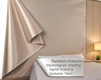 Nickel Copper Faraday Fabric: Plain Weave Signal Blocking EMF Shielding Cloth