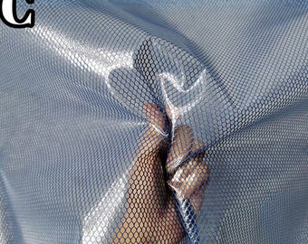 Wasserdichtes Verbundstoff-Mesh-Öko-Gewebe, 80% PVC-Steif durchsichtiges Netz Designer-Textil, handgefertigte Tasche für Outdoor-Ausrüstung, kreatives Nähen