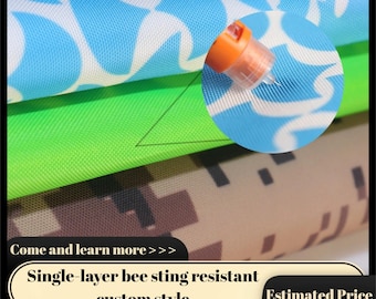 0.56mm Beekeeping Sting Proof Fabric, Puncture & Cut Resistant Textile for Protective Gear Outdoor Workwear