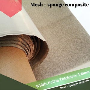 Tejido de esponja de malla conductora, forro antimagnético, fibra de plata, fibra de Faraday, absorción de impactos.