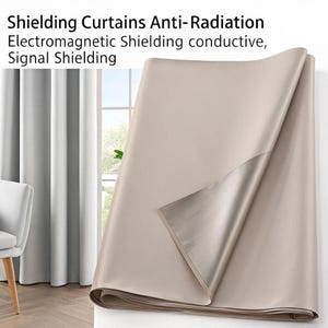 Tela Faraday con bloqueo RFID, material de protección contra señales de vigilancia y blindaje EMF.