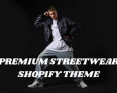 Streetwear Shopify Theme - Minimalist Dark Mode Template