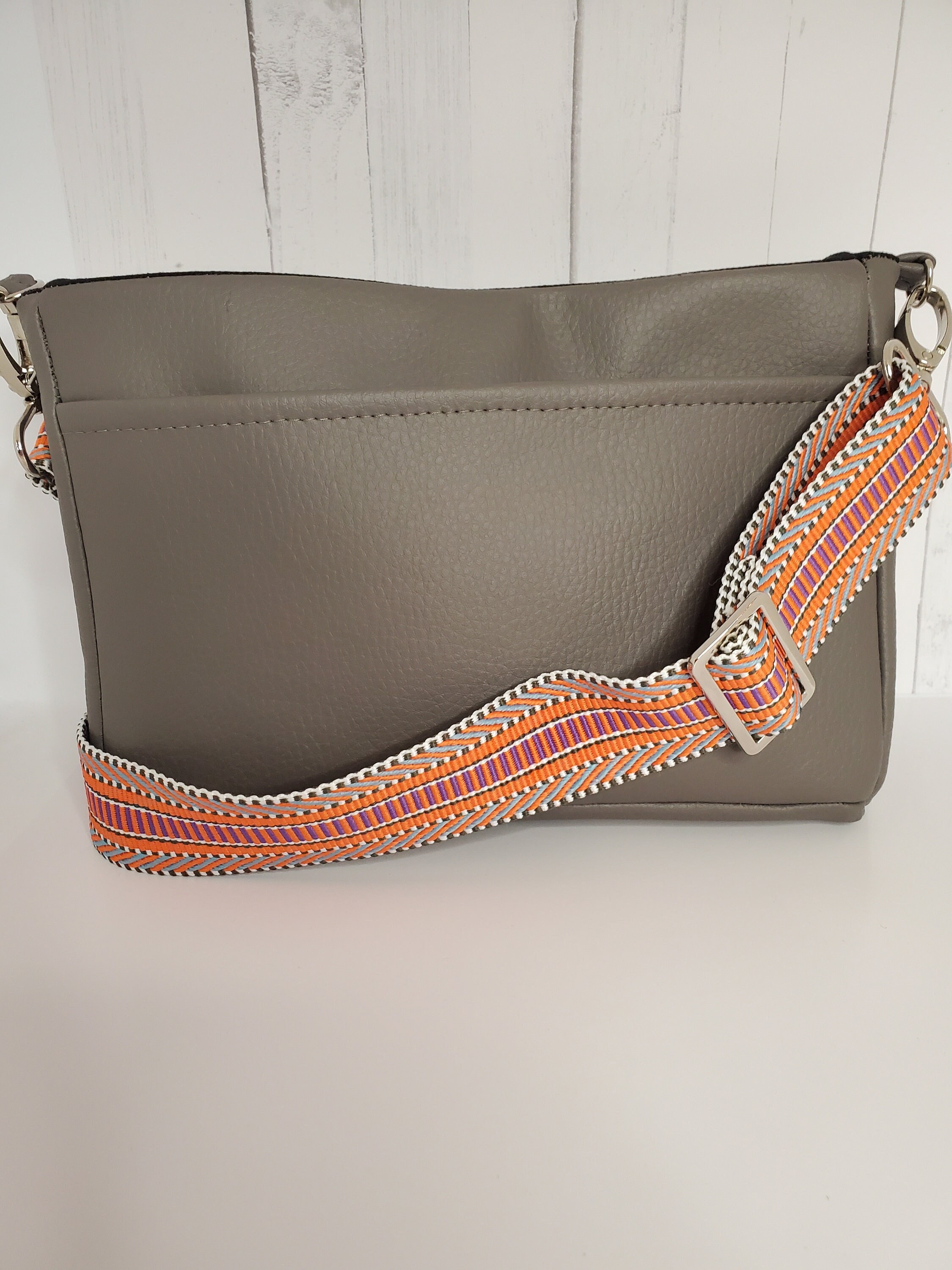 detachable leather bag strap