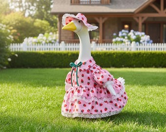 Porch Goose-outfitjurk voor seizoensdecoratie