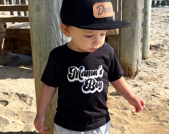 FREE SHIPPING! Retro Mama's Boy Infant/Toddler T-shirt, Mama's Boy Shirt for Kids, Mama's Boy Toddler Shirt, Basics Colors Toddler Shirts