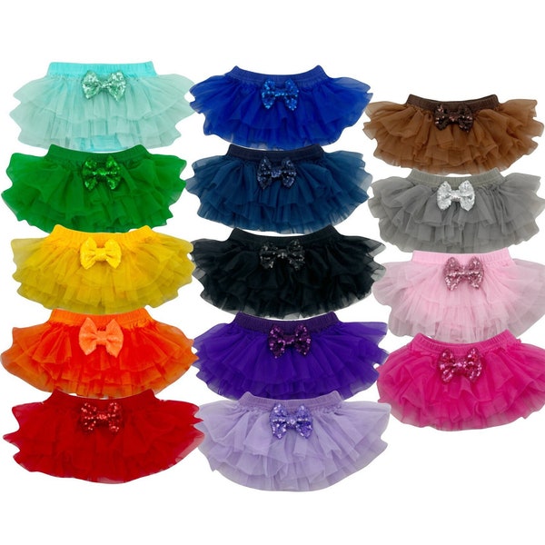 FREE SHIPPING! Baby Girl Tutu Bloomers, Infant Girl Tutu, Baby Girl Ruffle Tutu Bloomers, Chiffon Tutu for Baby, Newborn Photography Prop
