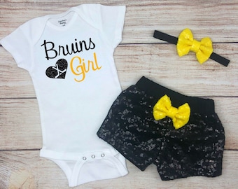 bruins baby onesie