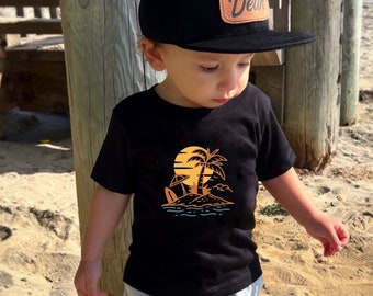 FREE SHIPPING! Summer Vacation Infant/Toddler Beach T-shirt, Surf Shirt for Kids, Summer Toddler Shirt, Graphic Tees for Kids