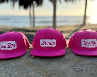 SHIPS FREE! Mommy and Me Snapback Hat, Matching Hat for Mom and Daughter, Custom Mommy and Baby/Child Matching Hat, Each Hat Sold Separately