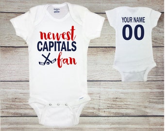 washington capitals baby onesie