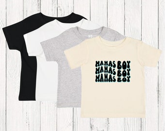 FREE SHIPPING! Groovy Mama's Boy Infant/Toddler T-shirt, Mama's Boy Shirt for Kids, Mama's Boy Toddler Shirt, Basics Colors Toddler Shirts