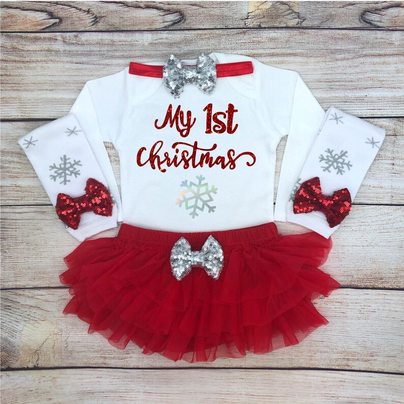 baby girl first christmas dress