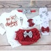 My 1st Christmas Baby Girl Christmas Outfit, Infant Christmas Clothes, Xmas Newborn Coming Home, Holiday Baby Girl Bodysuit, First Christmas 