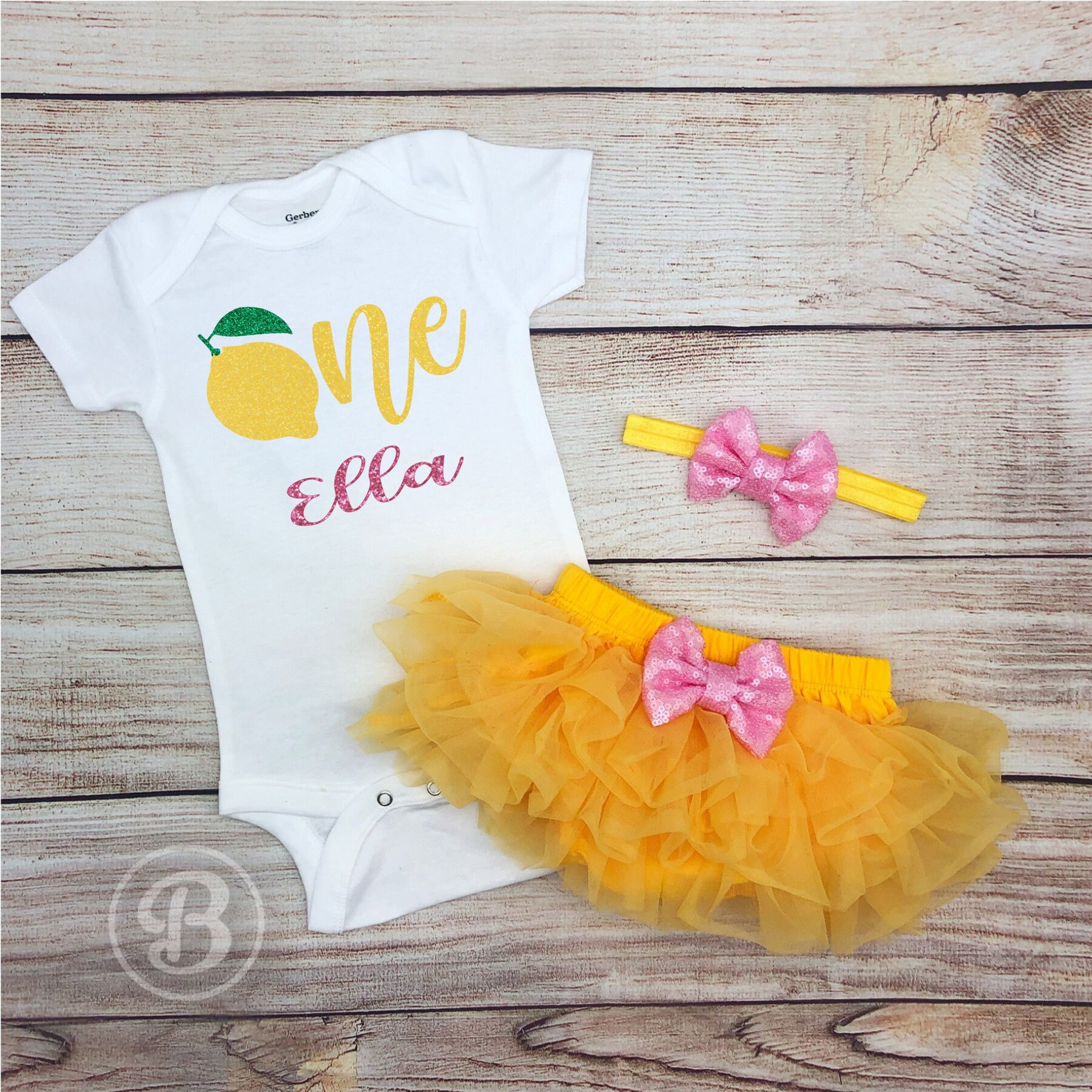 Lemon Baby Ruffles Onsie Lemon Baby Ruffles Onsie