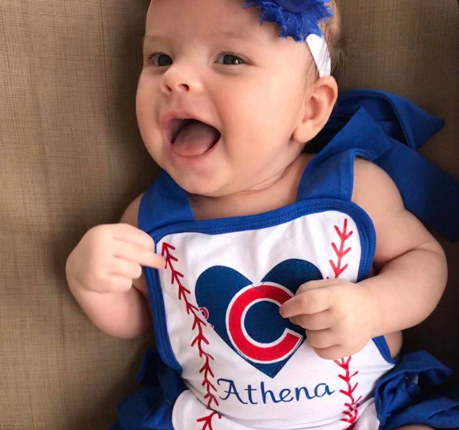 Chicago Cubs Romper Cubs Baby Clothes Chicago Cubs Baby Etsy