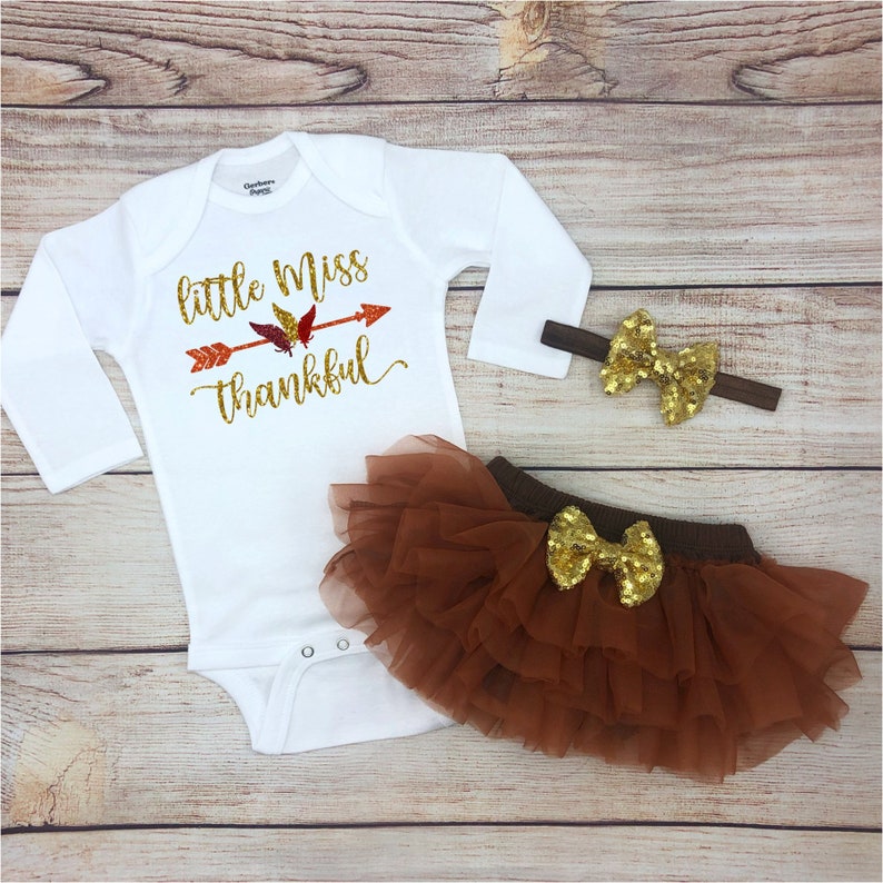 thankful baby outfit