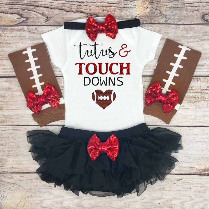 baby girl football outfit