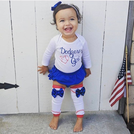 baby girl dodgers outfit